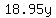 18.95y
