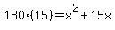 180%2815%29=x%5E2%2B15x