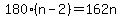180%28n-2%29=162n
