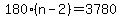 180%2A%28n-2%29+=+3780