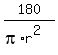180%2F%28pi%2Ar%5E2%29