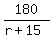 180%2F%28r%2B15%29