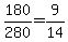 180%2F280+=+9%2F14