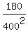 180%2F400%5E2