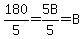 180%2F5=5B%2F5=B