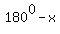 180%5E0+-x%29