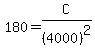 180+=+C%2F%284000%29%5E2