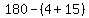 180-%284%2B15%29