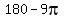 180-9pi