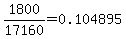 1800%2F17160+=+0.104895