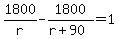 1800%2Fr-1800%2F%28r%2B90%29=1