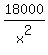 18000%2Fx%5E2