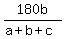 180b%2F%28a%2Bb%2Bc%29