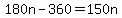 180n-360+=+150n