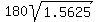 180sqrt%281.5625%29