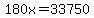 180x=33750