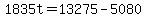 1835t+=+13275+-+5080