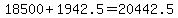 18500%2B1942.5=20442.5