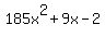 185x%5E2%2B9x-2