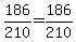 186%2F210+=+186%2F210