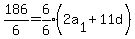 186%2F6=expr%286%2F6%29%282a%5B1%5D%2B11d%29