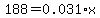 188+=+0.031%2Ax