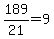 189%2F21=9