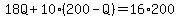 18Q%2B10%28200-Q%29=16%2A200