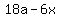 18a-6x