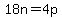 18n=4p