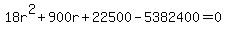 18r%5E2%2B900r%2B22500-5382400=0