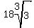 18root%283%2C3%29