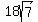 18sqrt%287%29