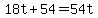 18t%2B54=54t