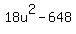 18u%5E2+-+648