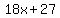 18x%2B27