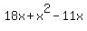 18x%2Bx%5E2-11x