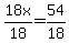 18x%2F18+=+54%2F18