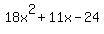18x%5E2%2B11x-24