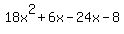 18x%5E2%2B6x-24x-8
