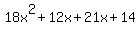 18x%5E2+%2B+12x%2B21x%2B14