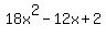 18x%5E2+-+12x+%2B+2