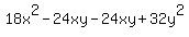 18x%5E2+-24xy-24xy%2B32y%5E2