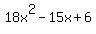 18x%5E2-15x%2B6