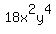 18x%5E2y%5E4