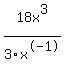 18x%5E3%2F3x%5E-1