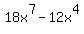 18x%5E7+-+12x%5E4