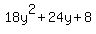 18y%5E2%2B24y%2B8