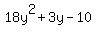 18y%5E2%2B3y-10