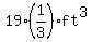 19%281%2F3%29+ft%5E3